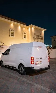 Zahar mobile sharpening van on an evening client visit at Blossom District, Abu Dhabi